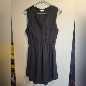 Ardene Black Sleeveless Mini Dress, Size Medium
